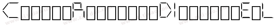 CyborgRooster3DItalic-EnL4字体转换