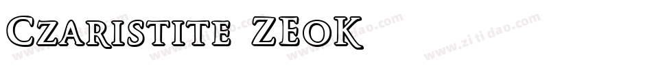 Czaristite-ZEoK字体转换