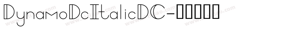 DynamoDcItalicDC字体转换