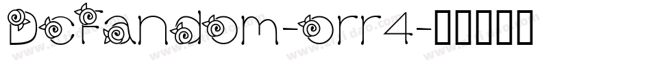 DcFandom-orr4字体转换