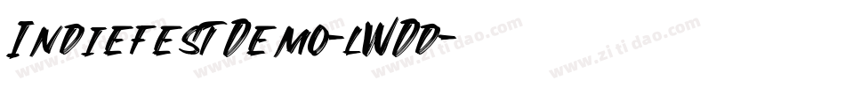 IndiefestDemo-lWDd字体转换