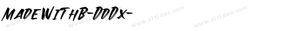 MadeWithB-DdDx字体转换