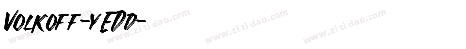 Volkoff-yEDd字体转换