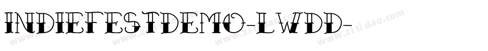 IndiefestDemo-lWDd字体转换