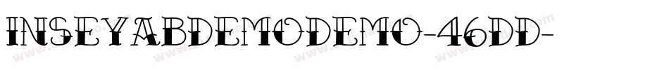 InseyabDemoDemo-46DD字体转换