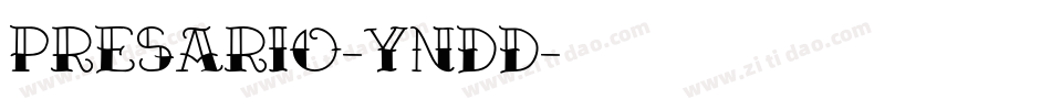Presario-ynDd字体转换