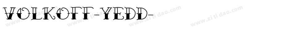 Volkoff-yEDd字体转换