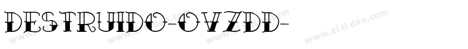 Destruido-OVZDd字体转换