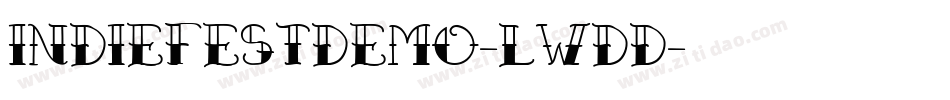 IndiefestDemo-lWDd字体转换