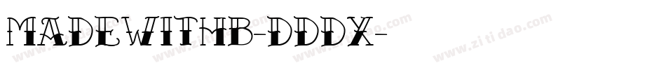 MadeWithB-DdDx字体转换