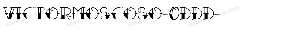Victormoscoso-0dDd字体转换