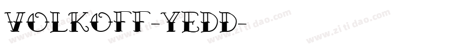 Volkoff-yEDd字体转换