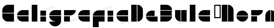 CaligrafiaDeBula-Normal字体转换