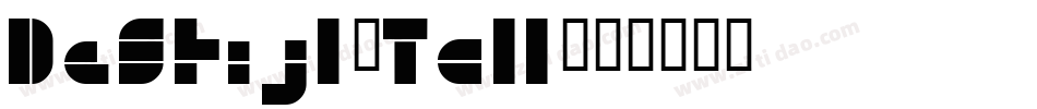 DeStijl-Tall字体转换