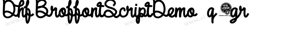 DhfBroffontScriptDemo-q8gr字体转换