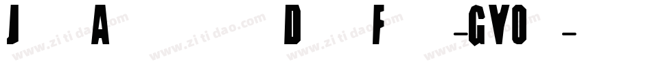 JagAlskarDigFet-GYOa字体转换