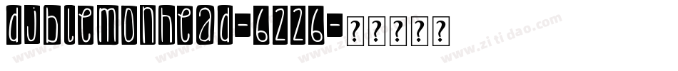 DjbLemonHead-6226字体转换