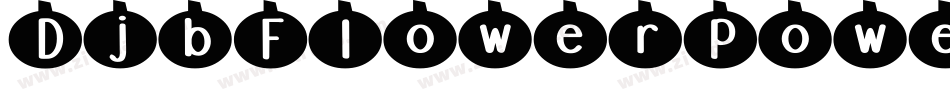 DjbFlowerPower2-YBV2字体转换