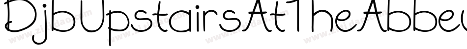 DjbUpstairsAtTheAbbey-1RW2字体转换