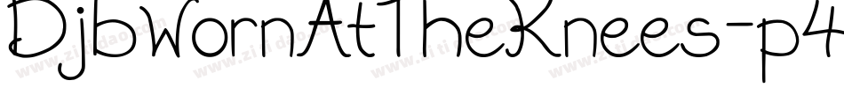 DjbWornAtTheKnees-p4rR字体转换