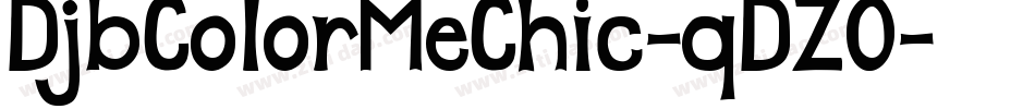 DjbColorMeChic-qDZ0字体转换