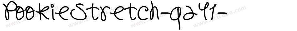 PookieStretch-q2Y1字体转换