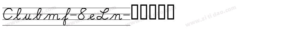 Clubmf-8eLn字体转换