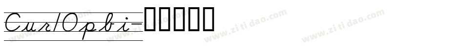 Cur10pbi字体转换