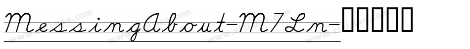 MessingAbout-M7Ln字体转换