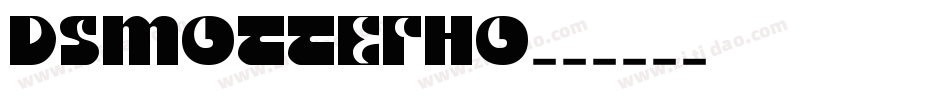 DSMotterHo字体转换