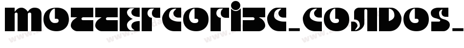 MotterCorITC-CondOS字体转换