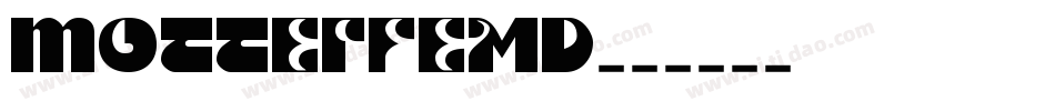 MotterFemD字体转换