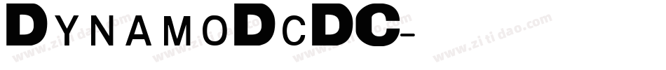 DynamoDcDC字体转换