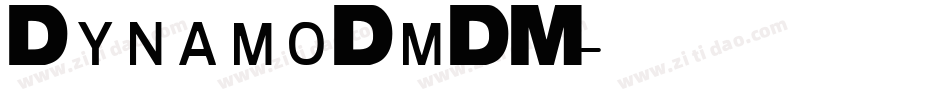 DynamoDmDM字体转换