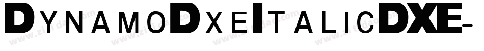 DynamoDxeItalicDXE字体转换