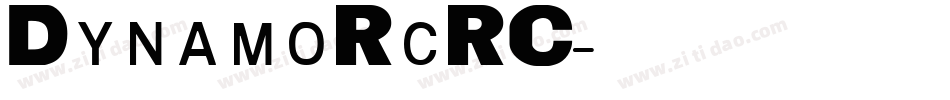 DynamoRcRC字体转换