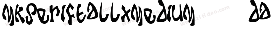 Mkseriftallxmedium-76DA字体转换