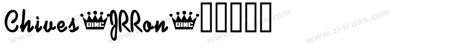 Chives-JRRon字体转换
