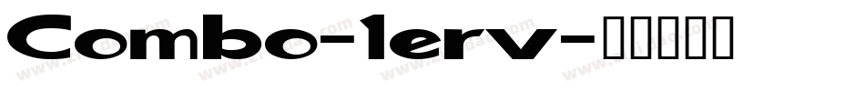 Combo-1erv字体转换
