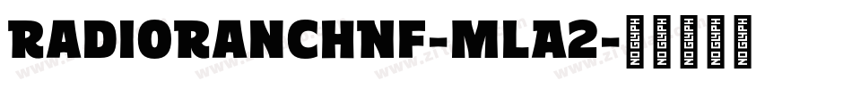 RadioRanchNf-mlA2字体转换