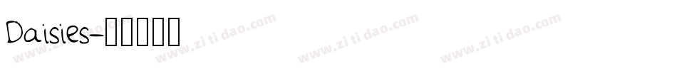 Daisies字体转换