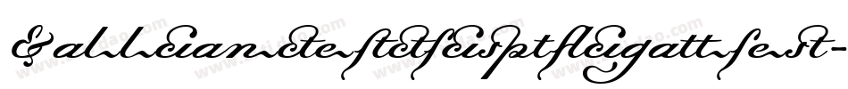 DallianceScriptLigatures字体转换