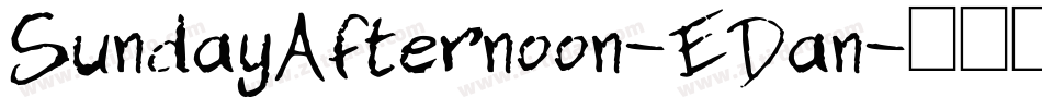 SundayAfternoon-EDan字体转换