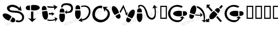 StepDown-GAXG字体转换