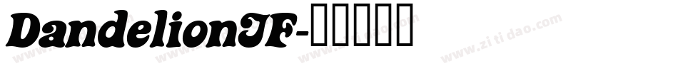 DandelionJF字体转换