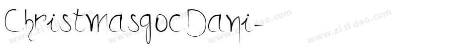 ChristmasgocDani字体转换