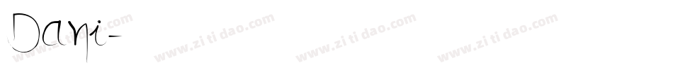 Dani字体转换
