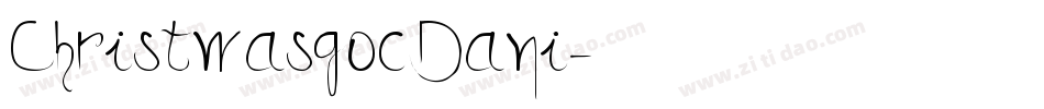 ChristmasgocDani字体转换