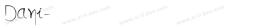 Dani字体转换