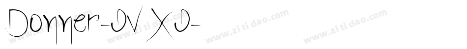 Donner-OVXO字体转换